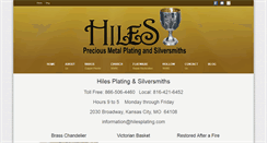 Desktop Screenshot of hilesplating.com