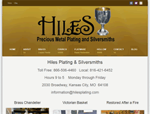 Tablet Screenshot of hilesplating.com
